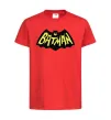 Детская футболка Batmans print Красный фото