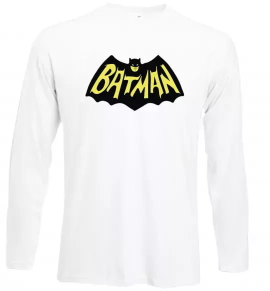 Лонгслив Batmans print Белый фото