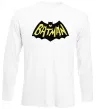 Лонгслив Batmans print Белый фото