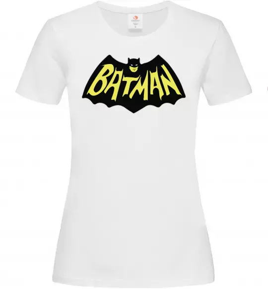 Женская футболка Batmans print Белый фото