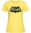 Женская футболка Batmans print Лимонный фото