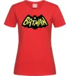 Женская футболка Batmans print Красный фото