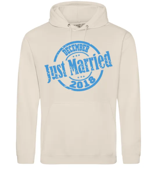 Чоловіча толстовка (худі) Just Married December 2018 Таш фото
