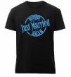 Мужская премиум футболка Just Married December 2018 Черный фото
