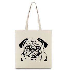 Эко-сумка Морда мопса Эко-сумка Морда мопса