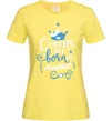 Жіноча футболка Queens are born in August Лимонний фото