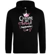 Женская толстовка (худи) Queens are born in September Черный фото