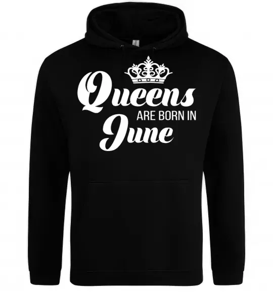 Женская толстовка (худи) June Queen Черный фото