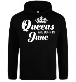 Женская толстовка (худи) Birthday Queen Черный фото