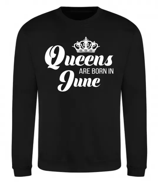 Світшот June Queen Чорний фото
