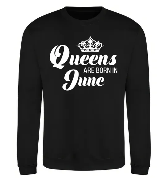 Світшот June Queen Чорний фото