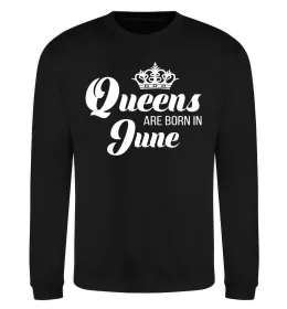 Світшот June Queen Чорний фото
