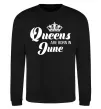 Світшот June Queen Чорний фото