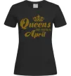 Женская футболка April Queen Черный Женская футболка April Queen Черный фото