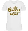 Женская футболка April Queen Белый Женская футболка April Queen Белый фото