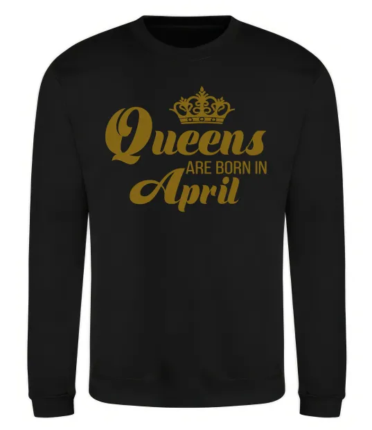 Свитшот April Queen Черный фото