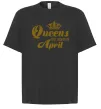 Футболка Оверсайз April Queen Черный фото