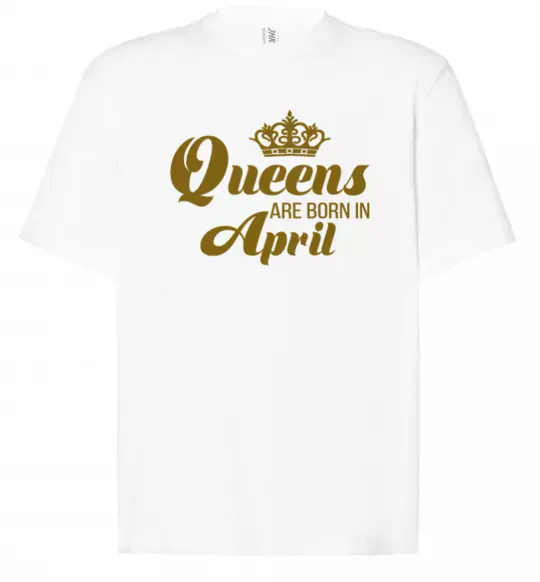 Футболка Оверсайз April Queen Белый фото