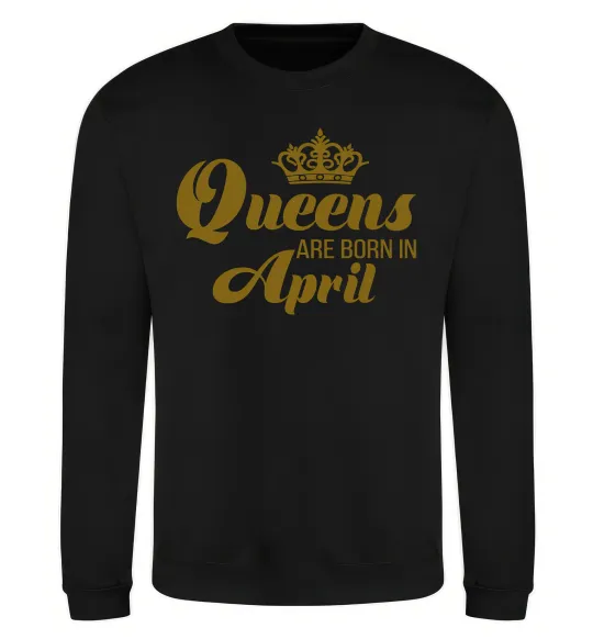 Світшот April Queen Чорний фото