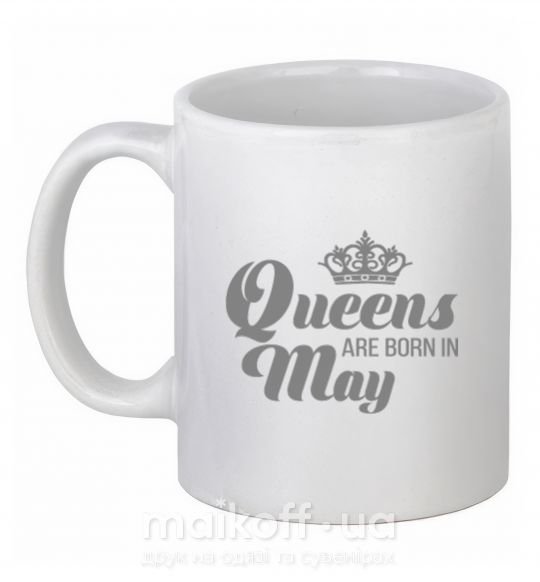 Чашка керамическая May Queen Белый фото