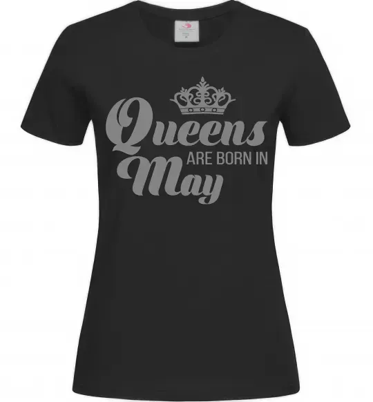 Женская футболка May Queen Черный фото