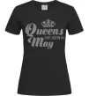 Женская футболка May Queen Черный фото