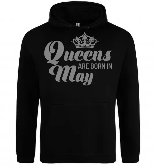 Женская толстовка (худи) May Queen Черный фото