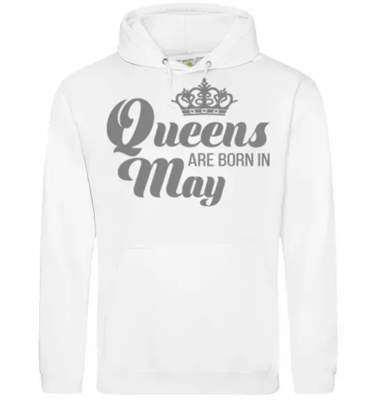 Женская толстовка (худи) May Queen Белый фото