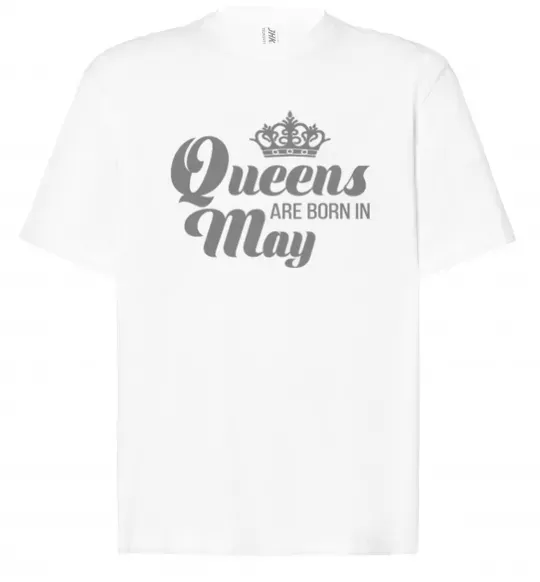Футболка Оверсайз May Queen Білий фото