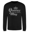 Світшот May Queen Чорний фото