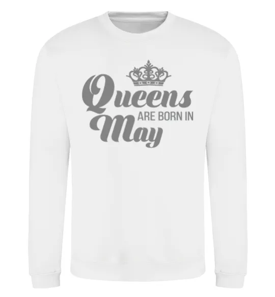 Світшот May Queen Білий фото