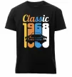 Мужская премиум футболка Classic 1968 Черный фото