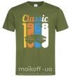Мужская футболка Classic 1968 Оливковый фото