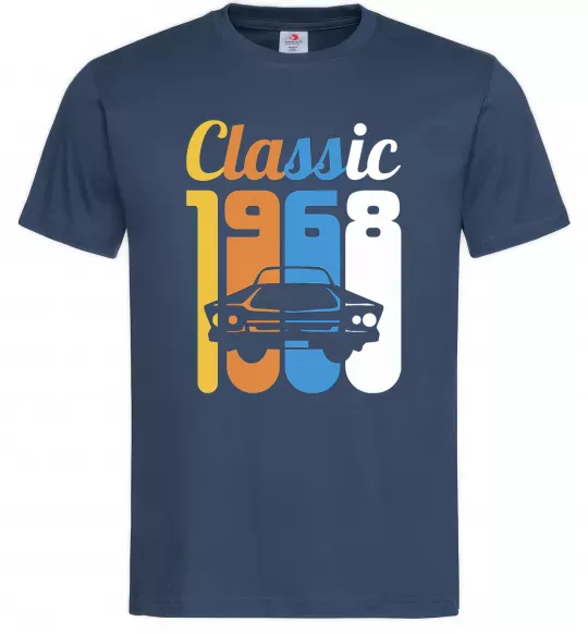 Мужская футболка Classic 1968 Темно-синий фото