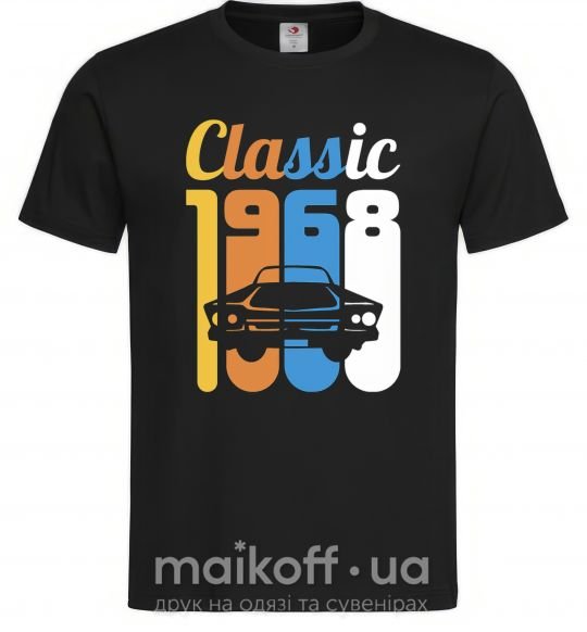 Мужская футболка Classic 1968 Черный фото