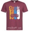 Мужская футболка Classic 1968 Бордовый фото