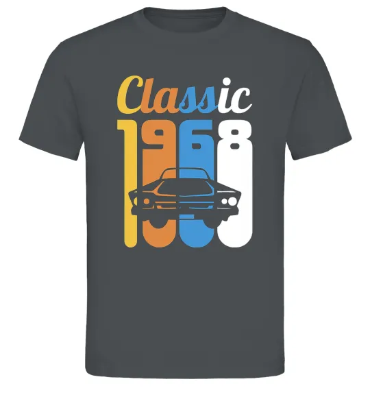 Мужская футболка Classic 1968 Графит фото