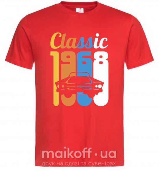 Чоловіча футболка Classic 1968 Червоний фото