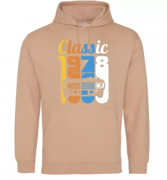 Жіноча толстовка (худі) Classic 1978 Пісочний фото