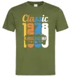 Мужская футболка Classic 1978 Оливковый фото