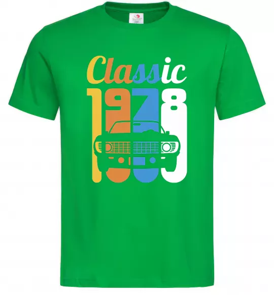 Мужская футболка Classic 1978 Зеленый фото