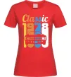 Женская футболка Classic 1978 Красный фото