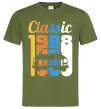 Мужская футболка Classic 1988 Оливковый фото