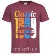 Мужская футболка Classic 1988 Бордовый фото