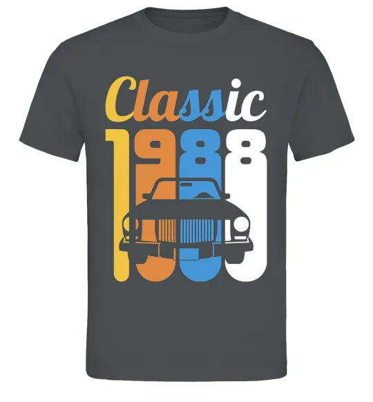 Мужская футболка Classic 1988 Графит фото
