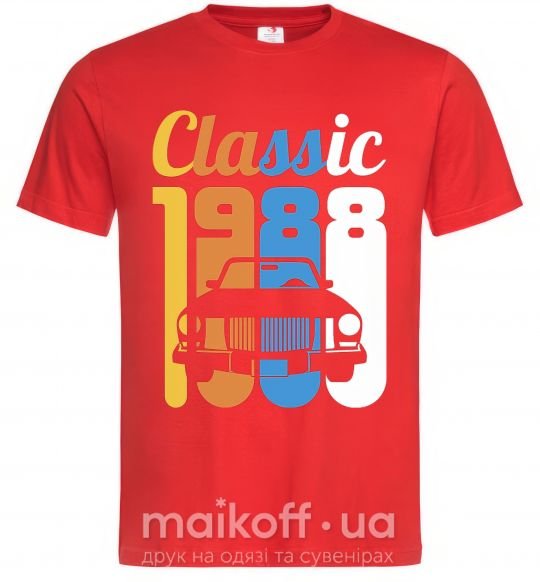 Мужская футболка Classic 1988 Красный фото