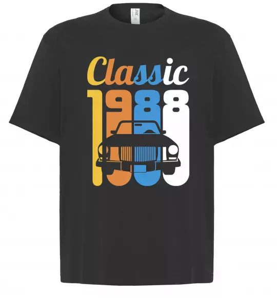 Футболка Оверсайз Classic 1988 Черный фото