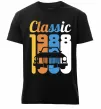 Чоловіча преміум футболка Classic 1988 Чорний фото