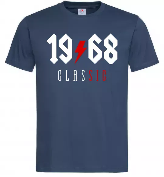 Мужская футболка 1968 Classic Темно-синий фото