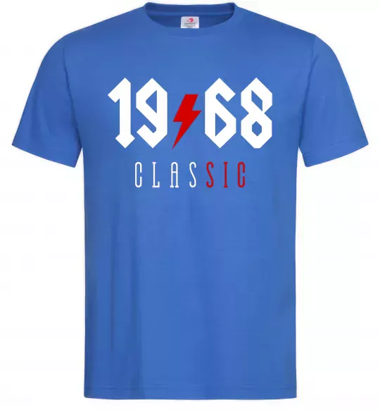 Мужская футболка 1968 Classic Ярко-синий фото